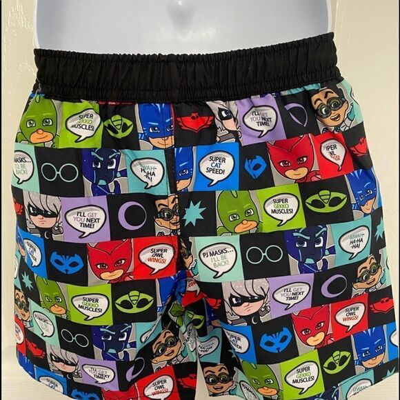 PJMASKS Toddlers Swim Trunks with attached liner - Picture 3 of 7